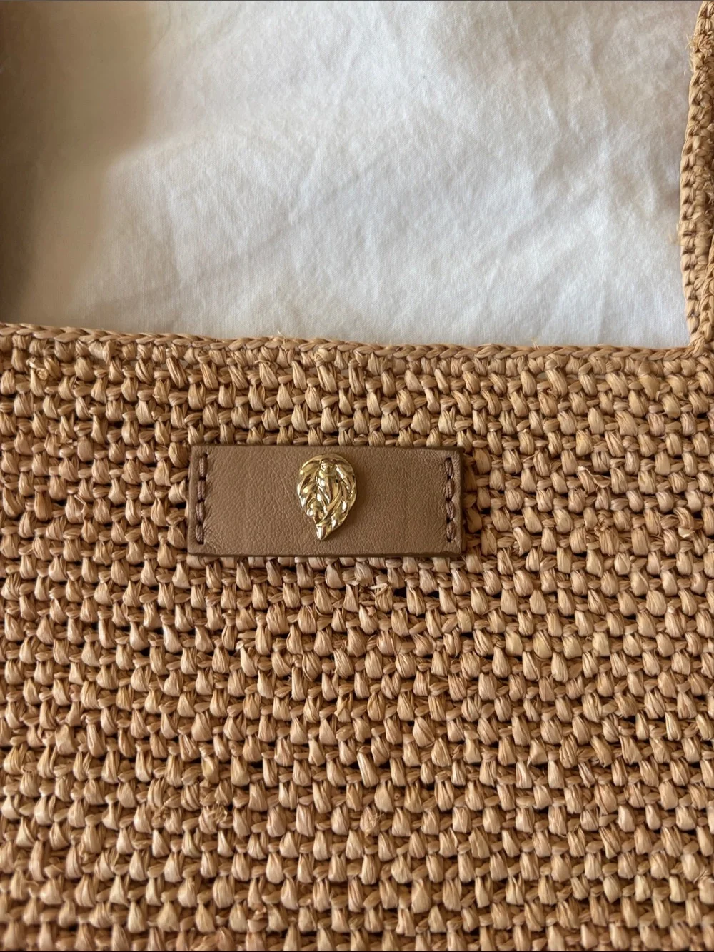 Helen Kaminski Raffia Woven Tote, Natural Tan - Picture 4 of 8